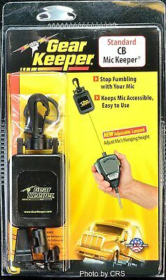 Gear Keeper Rt4-4112 Black Retractable Cb Radio Microphone Mic Hanger/holder