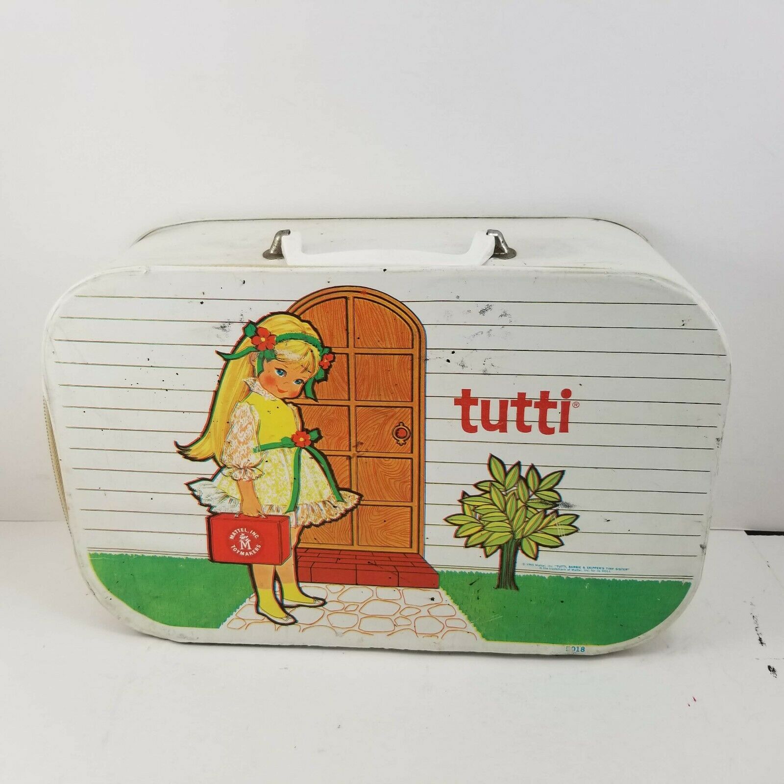 Vintage Mattel 1965 Tutti, Barbie And Skipper Tiny Doll Case #5018